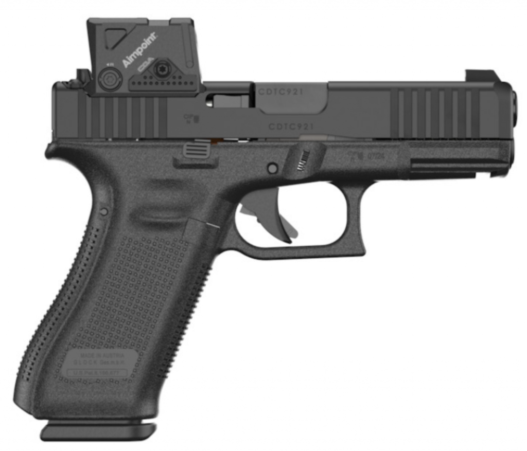 Glock 45 with Aimpoint COA red dot sight