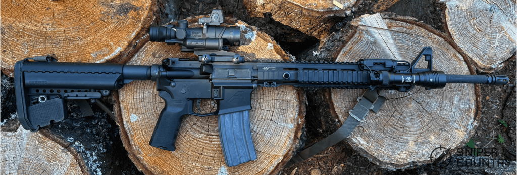 20 Inch AR15 with the TA02 and piggyback RMR
