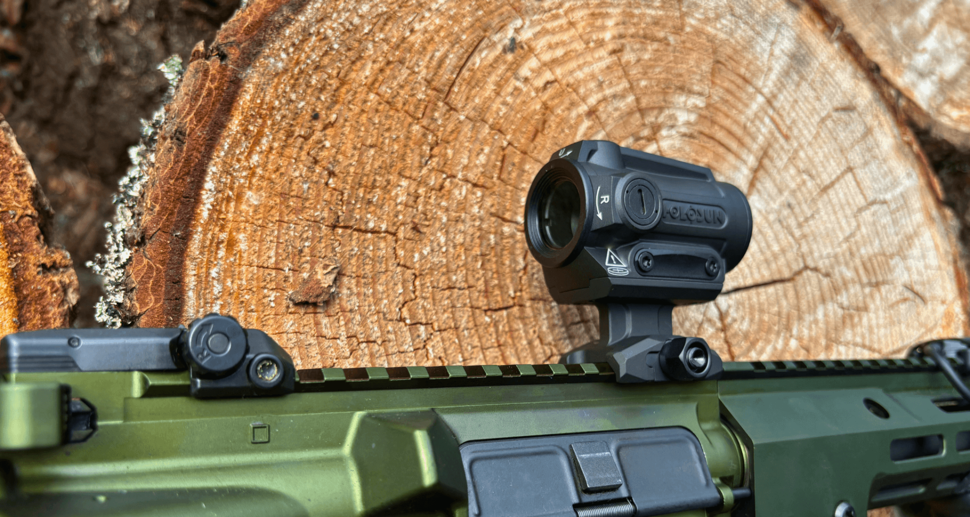 red dot tactical rifle scope