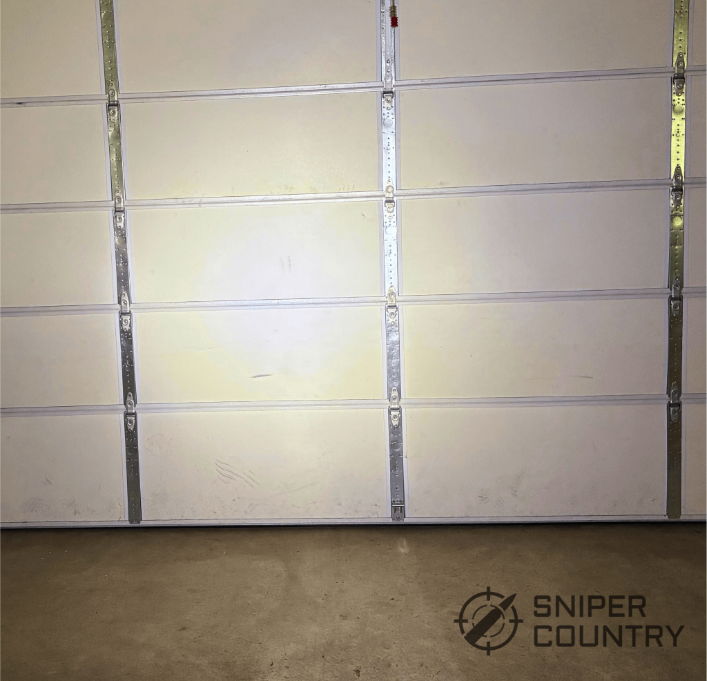 tactical pistol light beam pattern