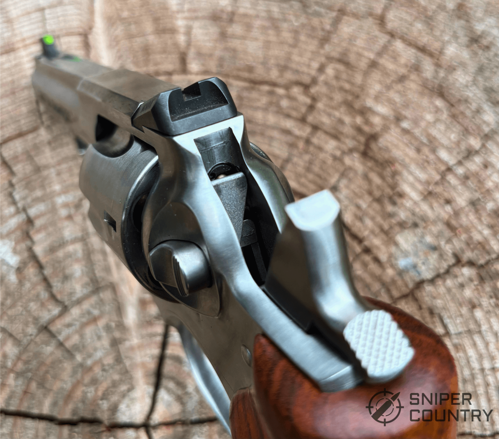 GP100 rear sight