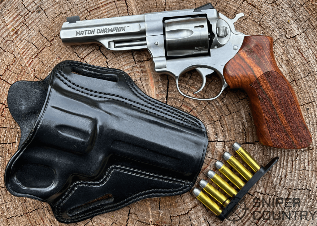 GP100 Revolver with holster and ammo